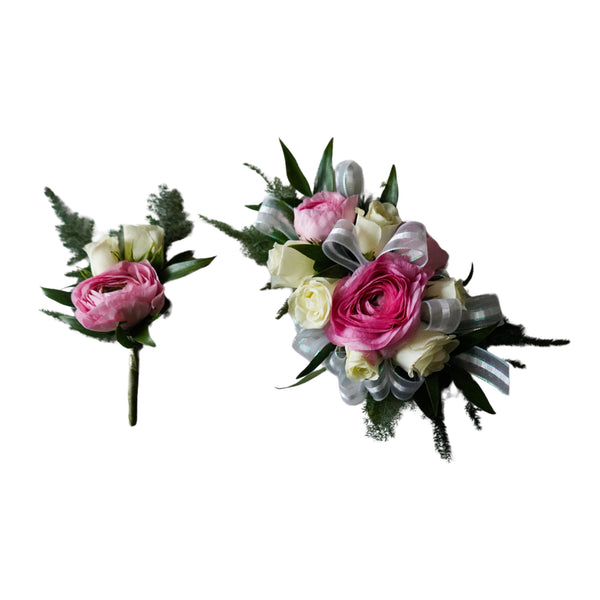 Boutonniere and Corsage Set