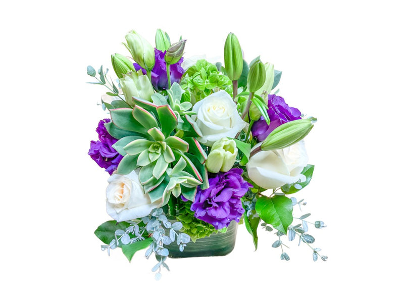 Lavender centerpiece arrangement